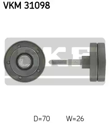 Ролик SKF VKM 31098